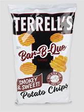 Terrell's BBQ Potato Chips 5oz. NP 12ct.
