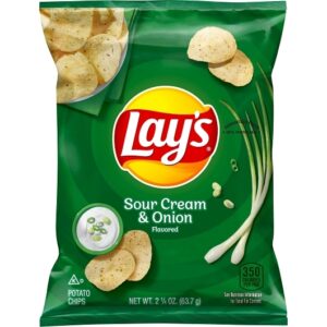 Lay's Sour Cream & Onion XVL 2.25oz. NP 12ct.