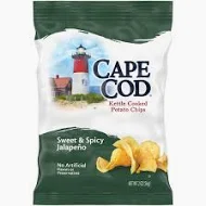 Cape Cod Sweet & Spicy Jalapeno Potato Chips 2oz. NP 6ct.