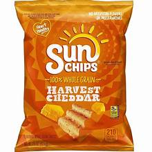 Sunchips Harvest Cheddar XVL 2.375oz. NP 12ct.