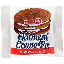 Little Debbie Double Decker Oatmeal Creme Pie 3.9oz 6ct.