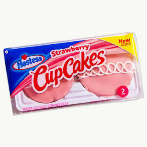Hostess Strawberry Cupcakes Single Serve 3.17oz. 6ct.