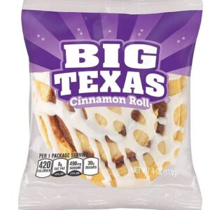 Clover Hill Big Texas Cinnamon Roll Single Serve 4oz. 6ct.