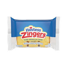 Hostess Vanilla Zingers Single Serve 3.81oz. 6ct.